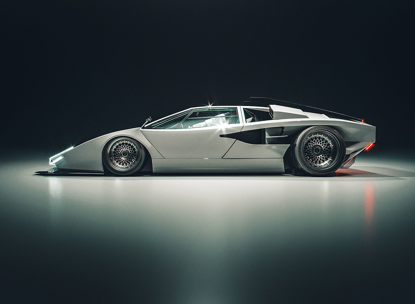 Airless tire，Concept Car，3d，Unmanned car，