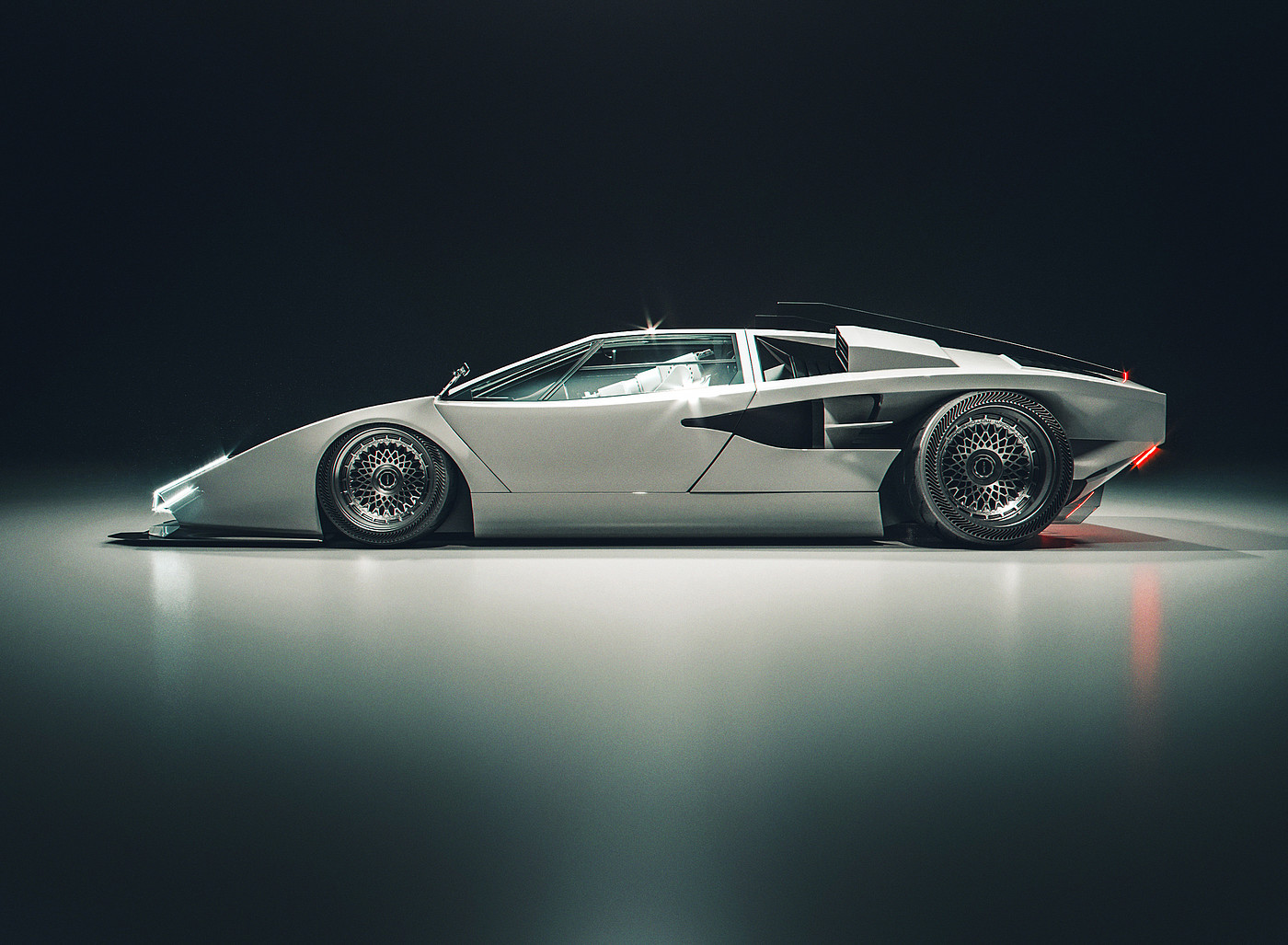 Airless tire，Concept Car，3d，Unmanned car，