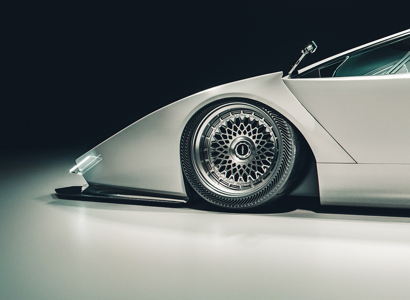 Airless tire，Concept Car，3d，Unmanned car，