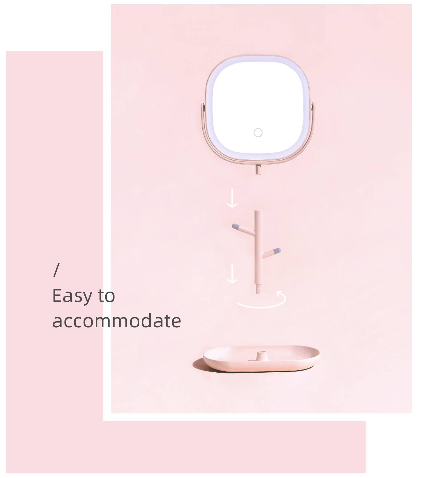 Led cosmetic mirror，Household necessities，High value household goods，The first makeup mirror on the makeup Road，