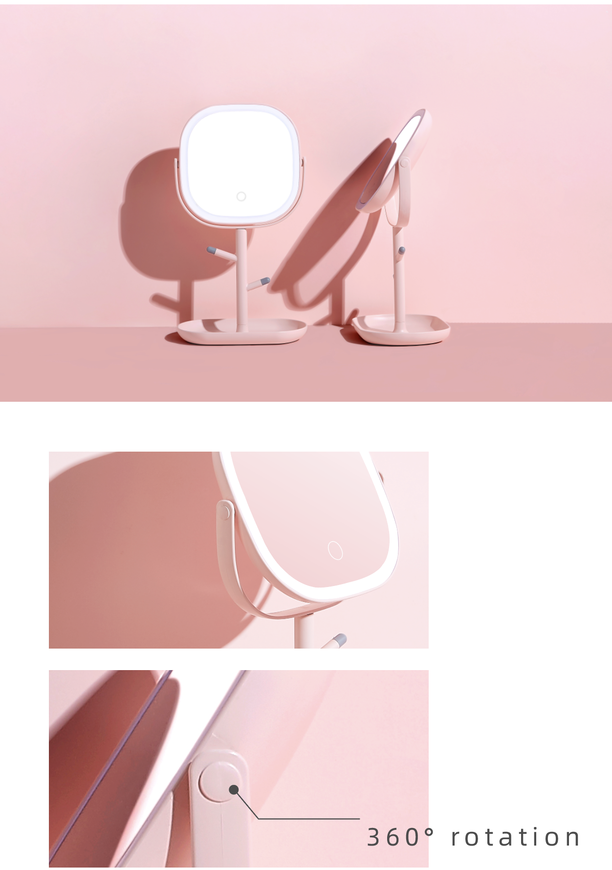 Led cosmetic mirror，Household necessities，High value household goods，The first makeup mirror on the makeup Road，