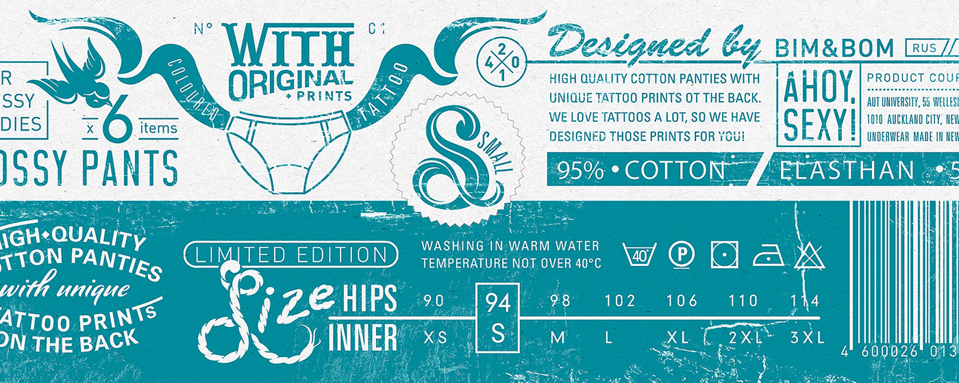 originality，decorative pattern，underpants，packing，OOPS，