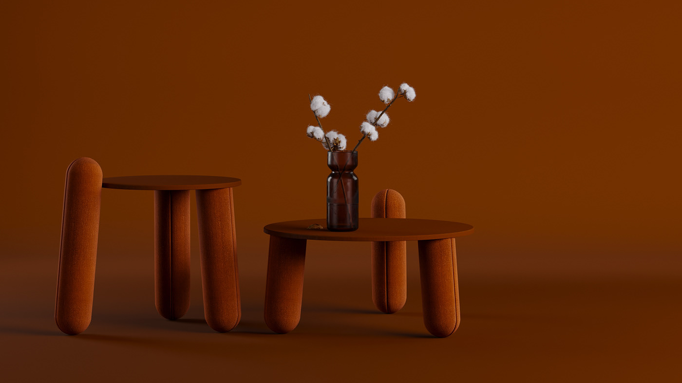 Coffee table，furniture，Three legged table，Simplicity，