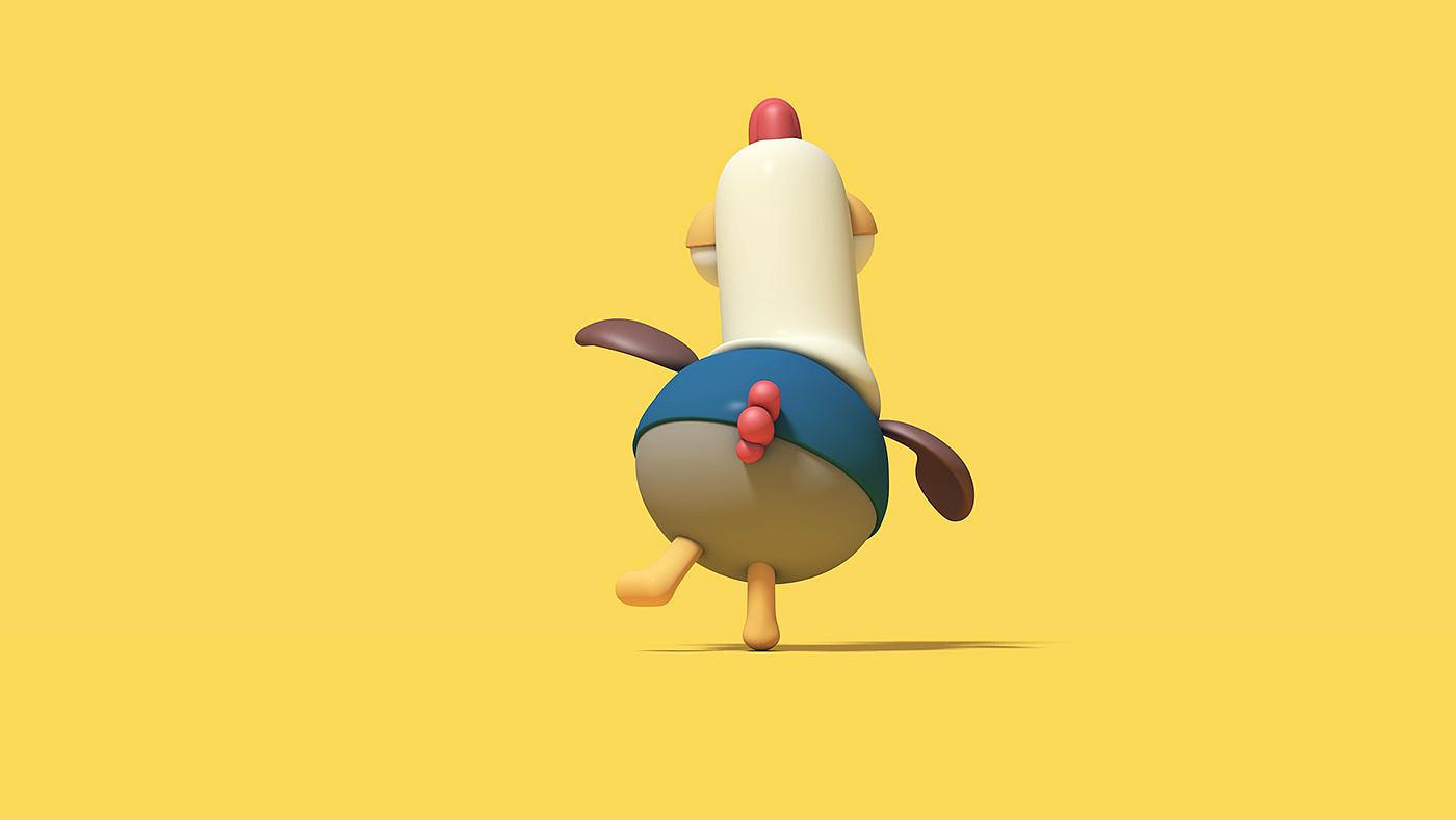 graphic design ，Character design，Toy design，chick，Chicken Teacher，