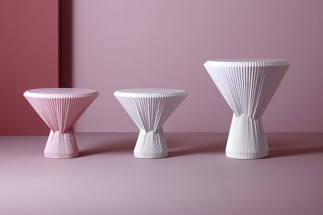 Side table，ceramics，Parameterization，German Design Award，