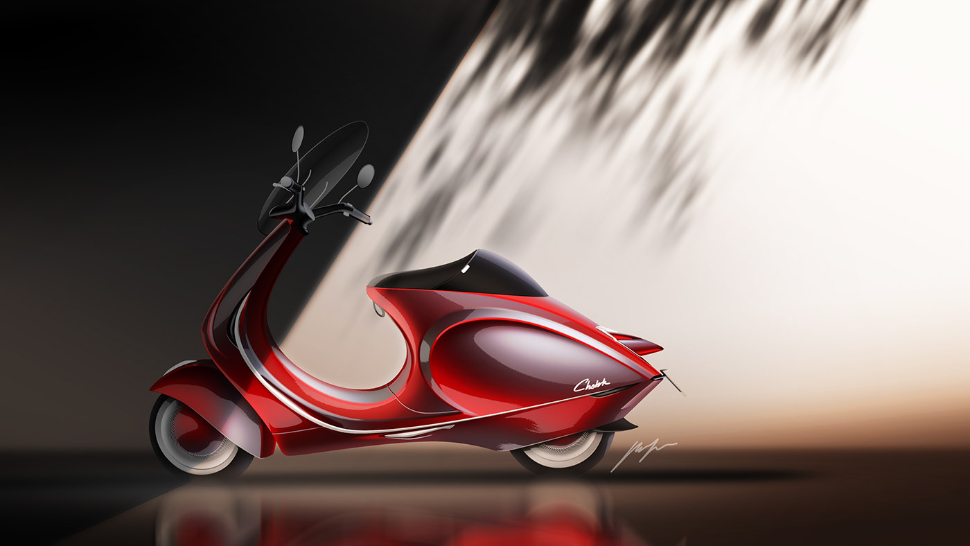 Chetak's shirt，Ubee ，Electric vehicle，