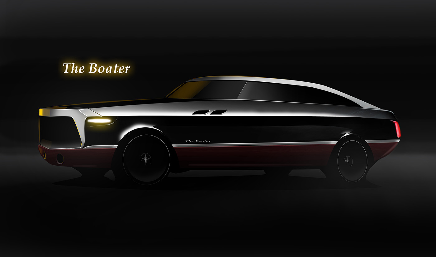 rower ，THE BOATER，automobile，