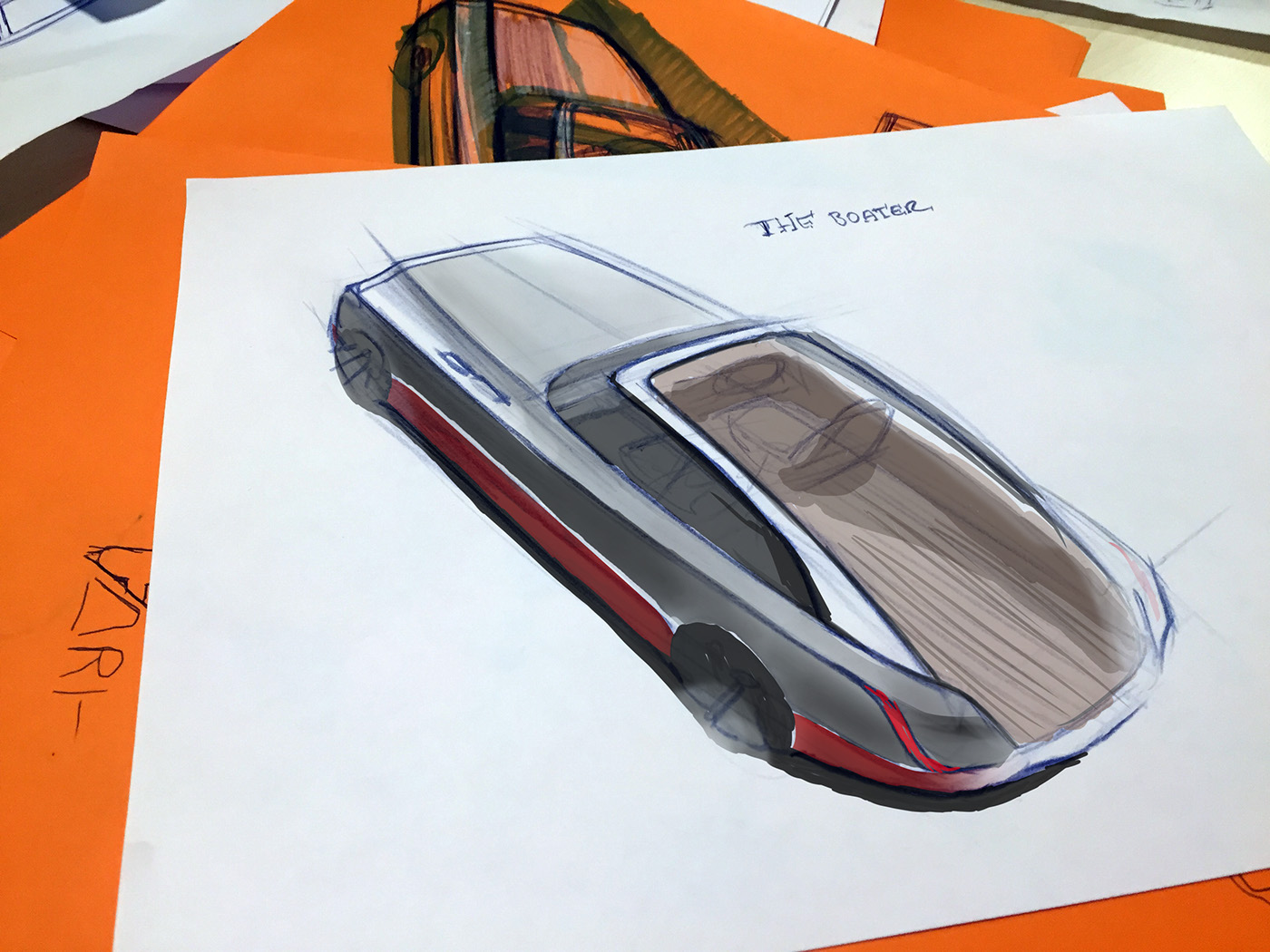 rower ，THE BOATER，automobile，