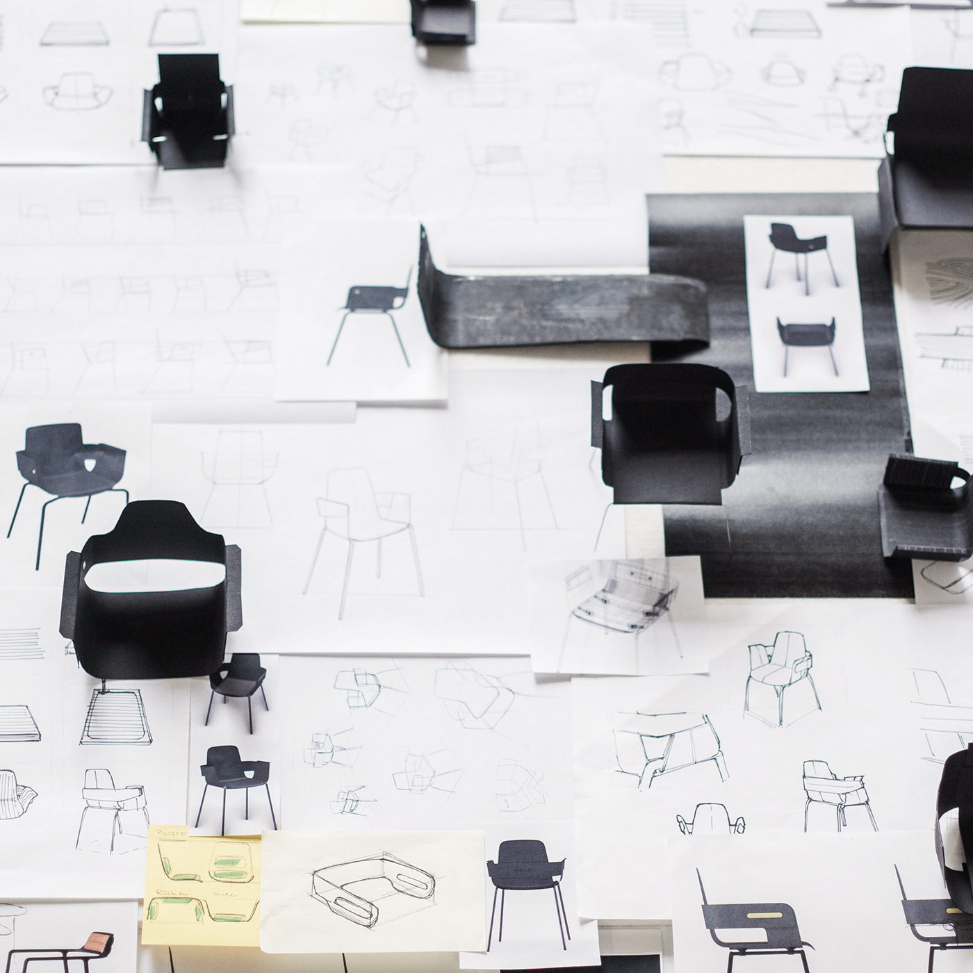 chair，MASION，compound material，