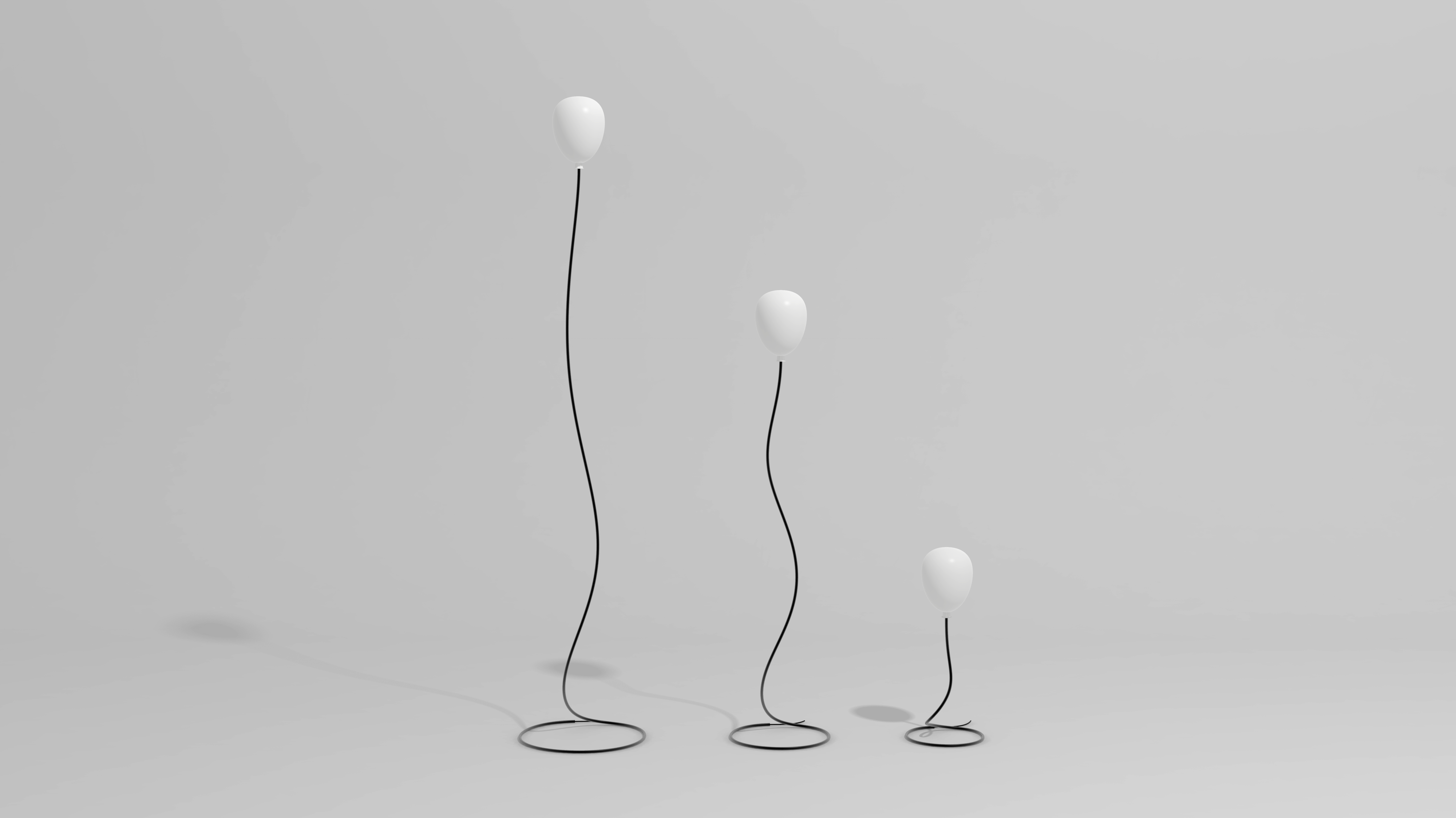 Lighting，lamp，Floor lamp，Balloon lamp，