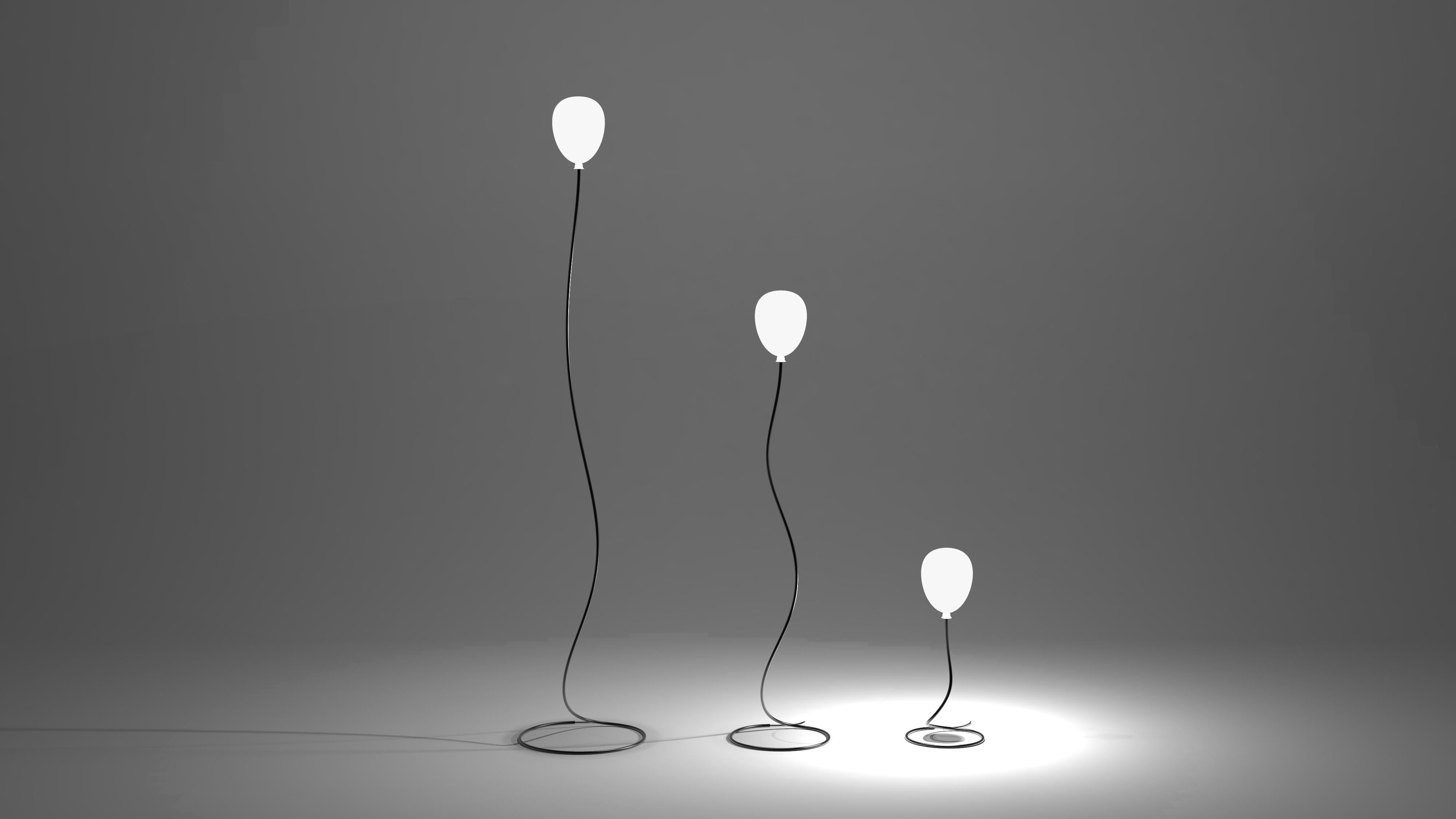 Lighting，lamp，Floor lamp，Balloon lamp，