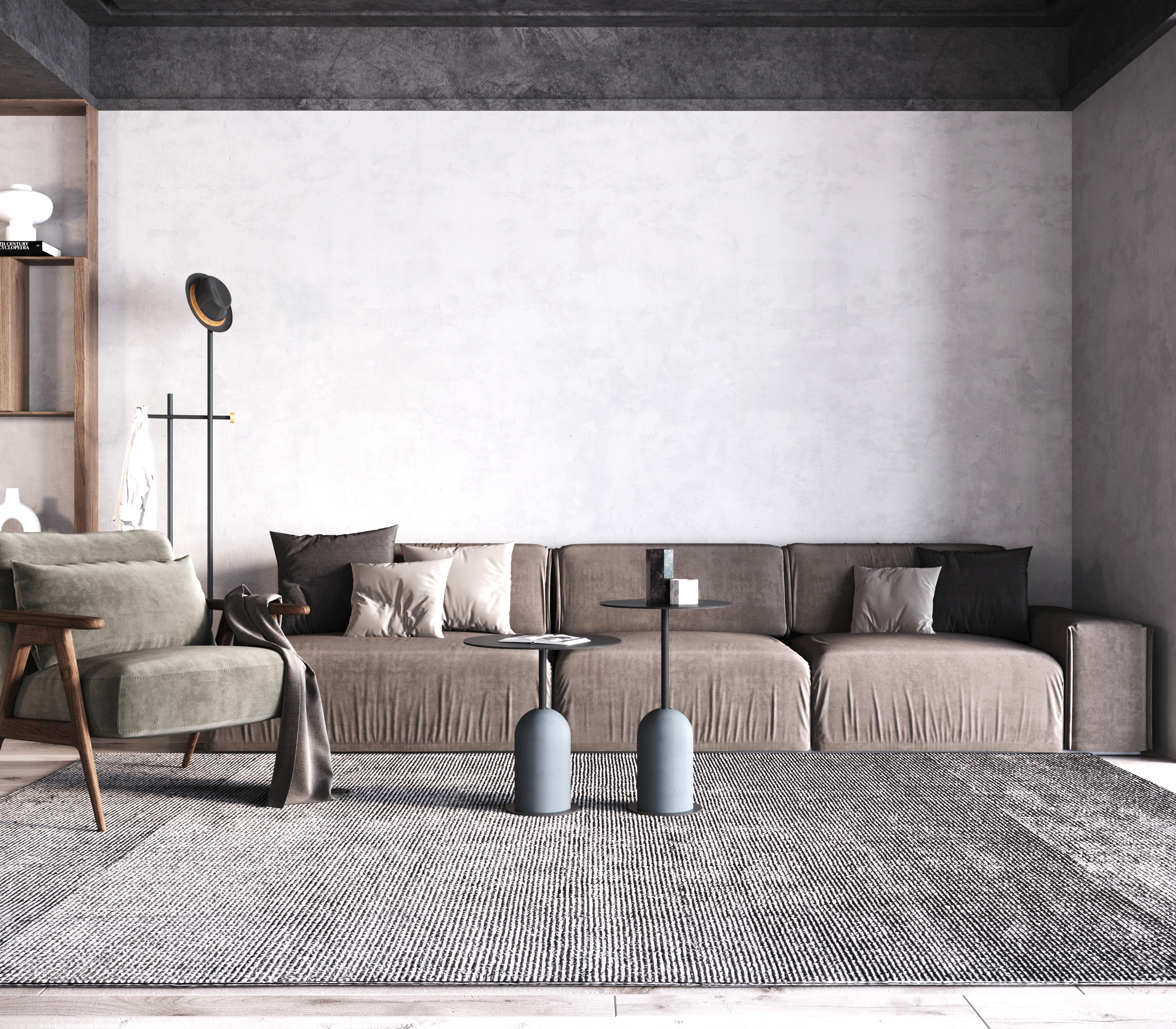 Several degrees grey furniture，Concrete furniture，