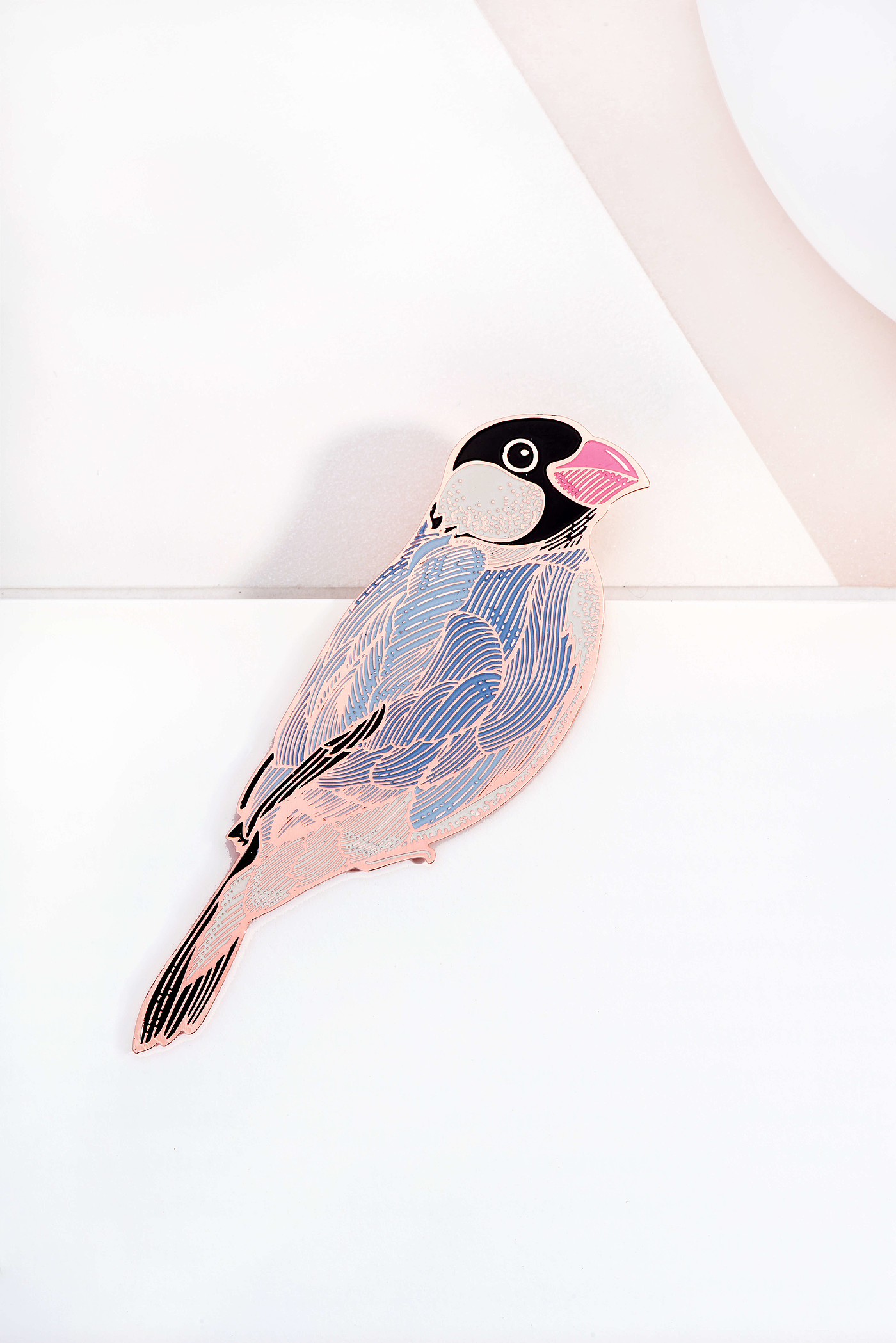 In the palm of your hand，bookmark，delicate，Finch，