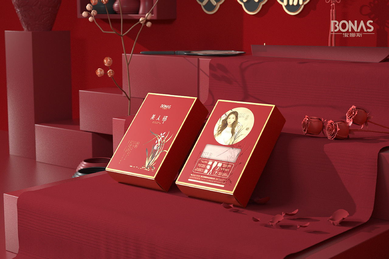 Guochao style design packaging / underwear packaging / forbidden city style / high-end package，