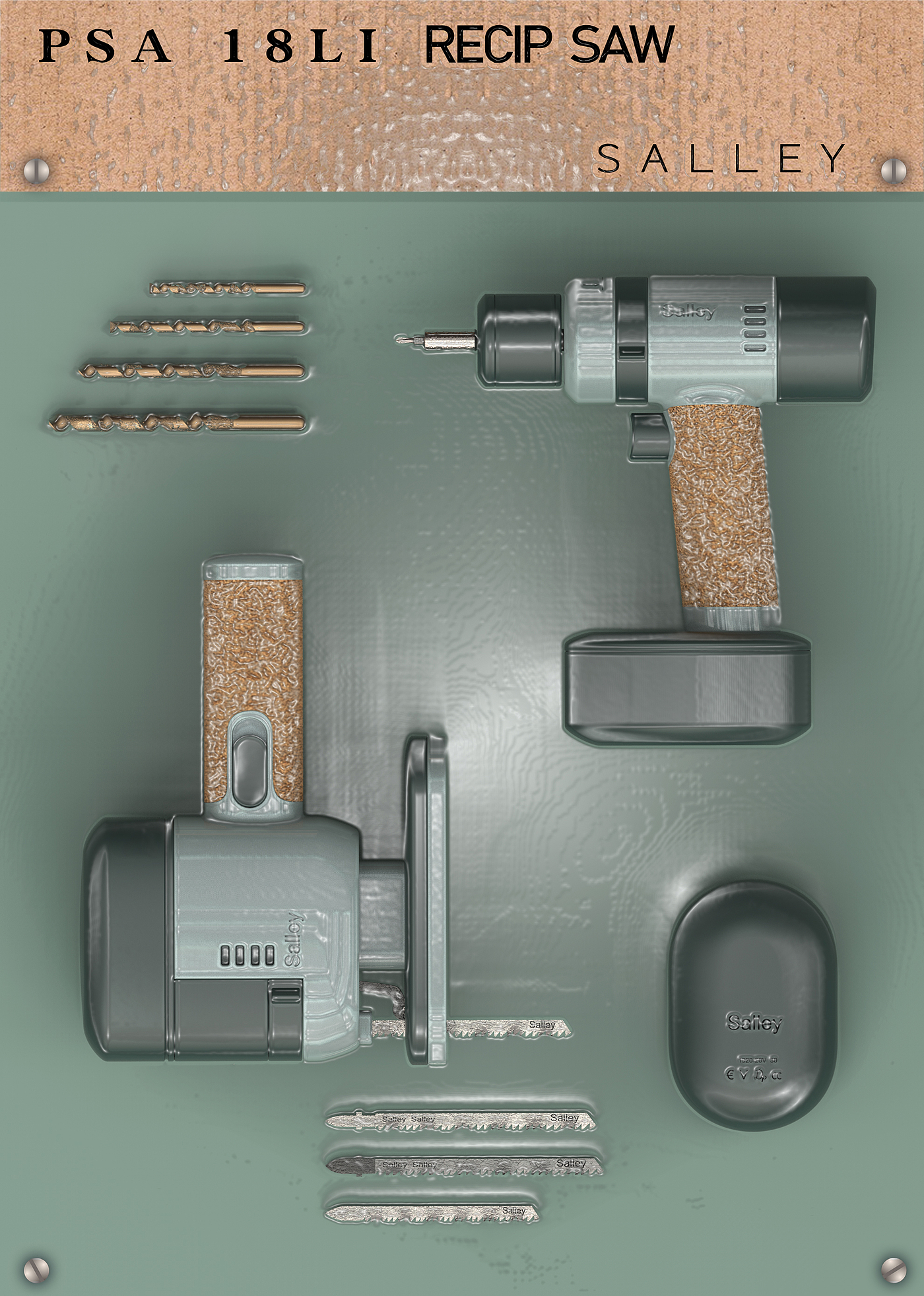 Electric drill copying and typesetting，