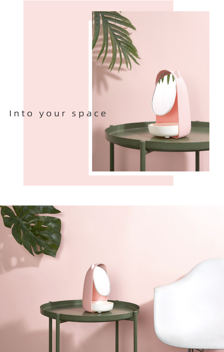 mirror，MINISO，Original design，Household goods，Cosmetic mirror，