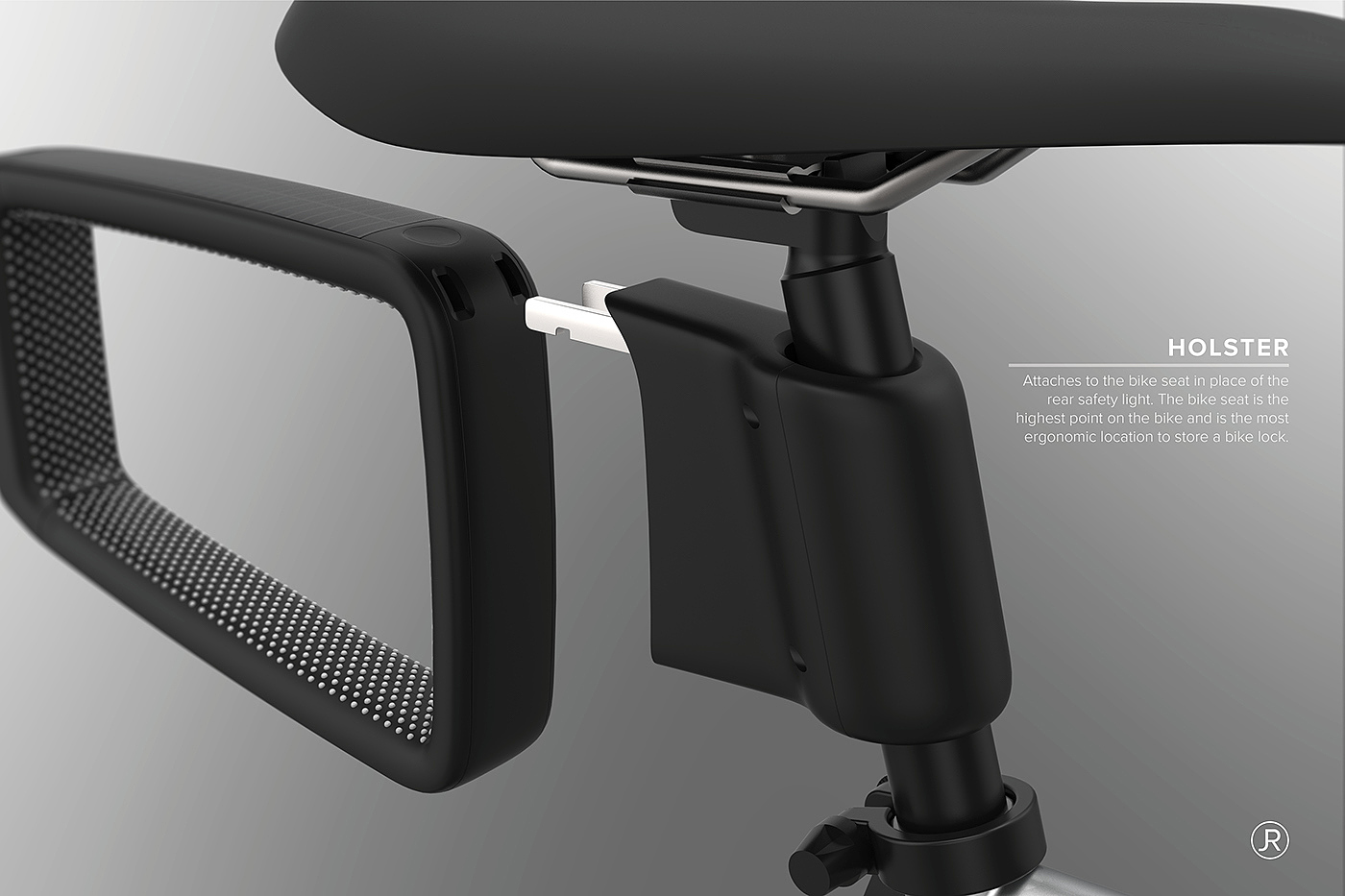 product design，industrial design，Bicycle lock，security，Simplicity，