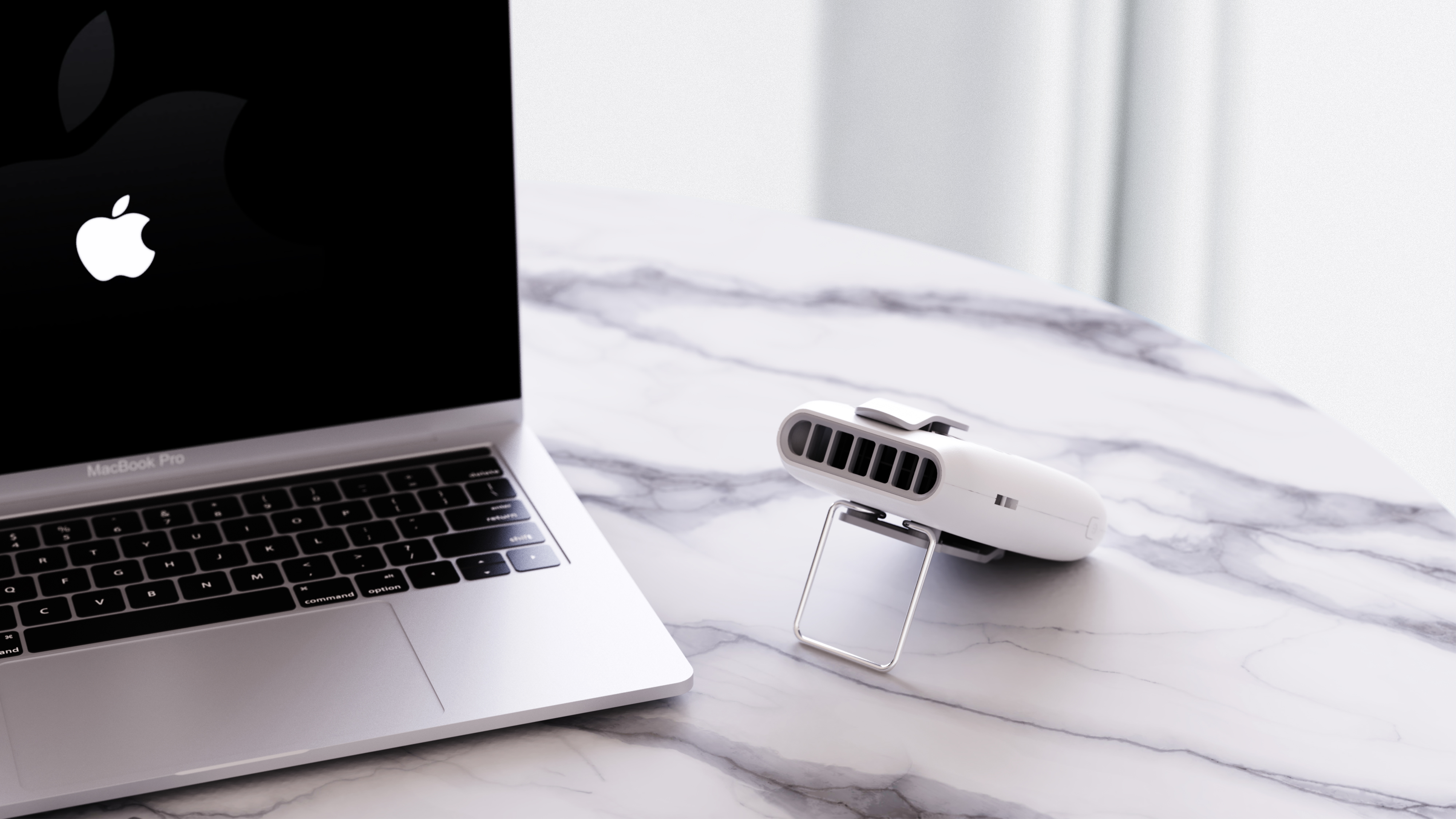 Small fan，outdoors，Takeout boy，Hanging waist，Portable，