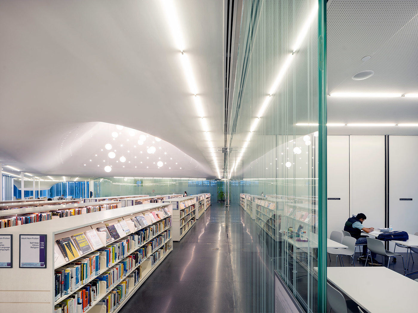 Rdha Public Library，Architectural design，Scenery，