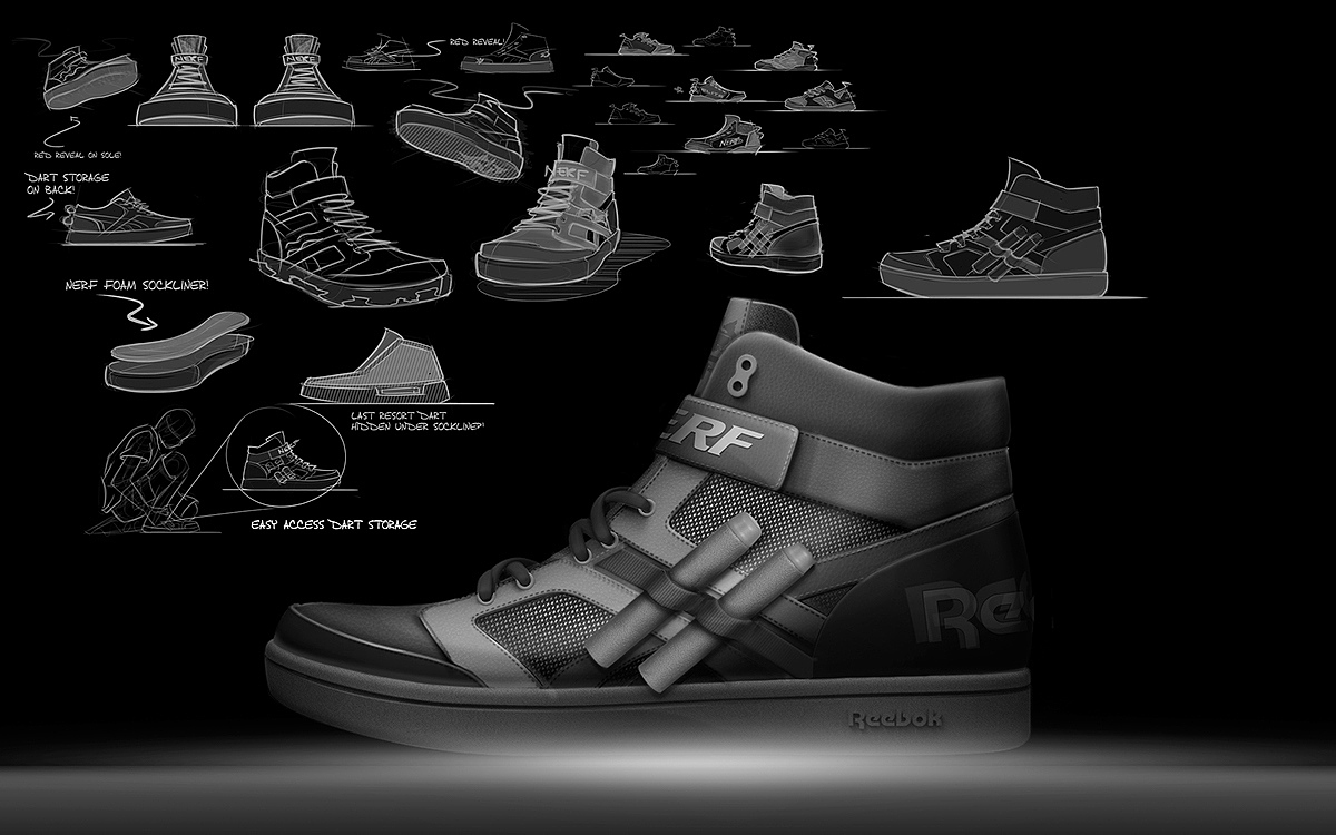 Outdoor sports，product design，Hand drawn，Mission Runway，comfortable，