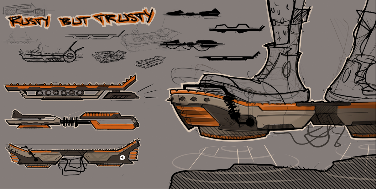 Outdoor sports，product design，Hand drawn，Mission Runway，comfortable，