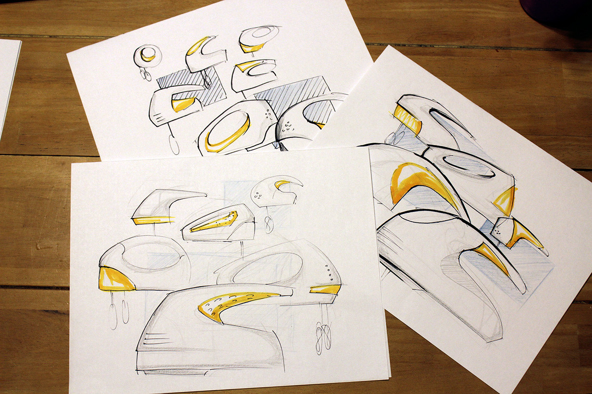 product design，industrial design，Hand drawn collection，