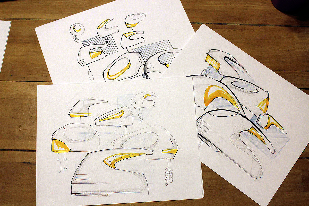 product design，industrial design，Hand drawn collection，