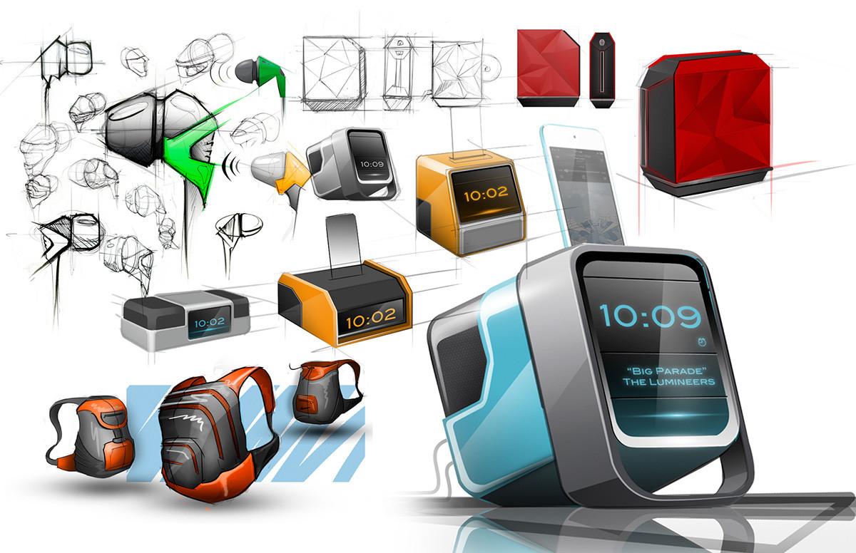 product design，industrial design，Hand drawn collection，