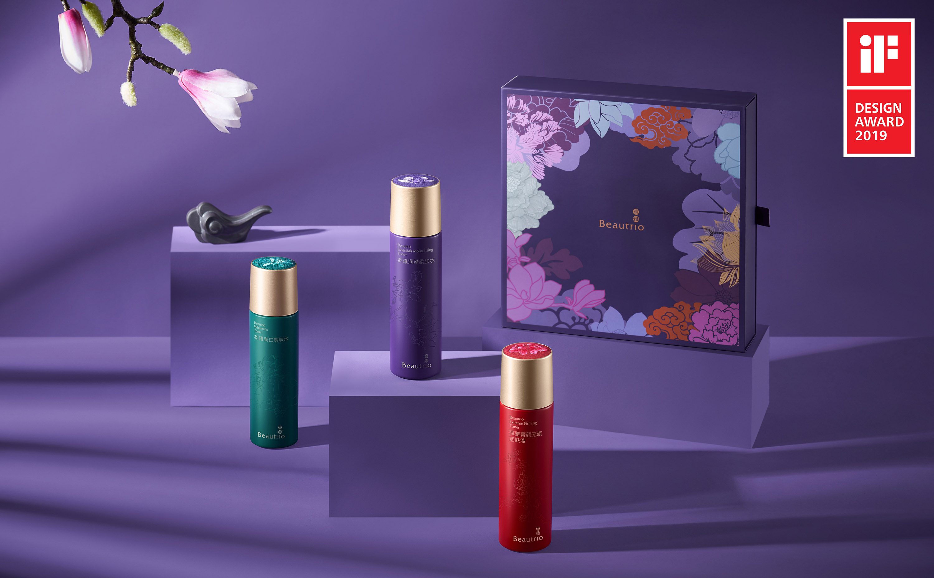 Beauty makeup，Embroidery，Chinese style，National tide，Intangible cultural heritage，Shangshan industrial design，packing design，If Award，