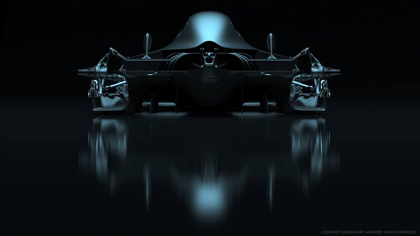 赛车，Formula 1，概念，渲染，
