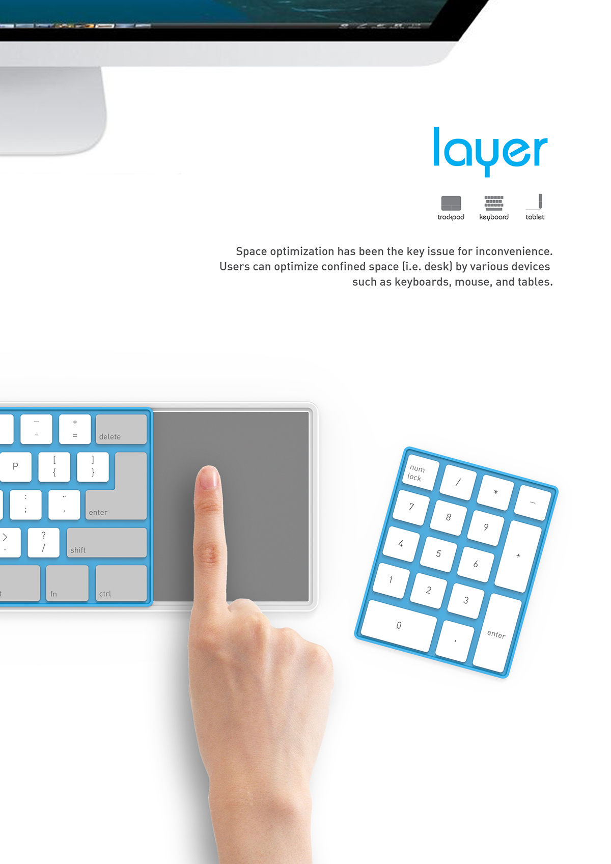layered，keyboard，Design，originality，fashion，