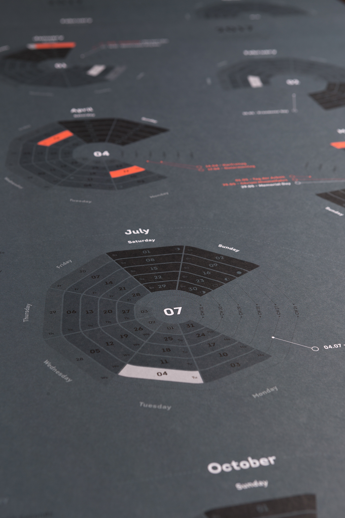 calendar，Design，originality，date，fashion，