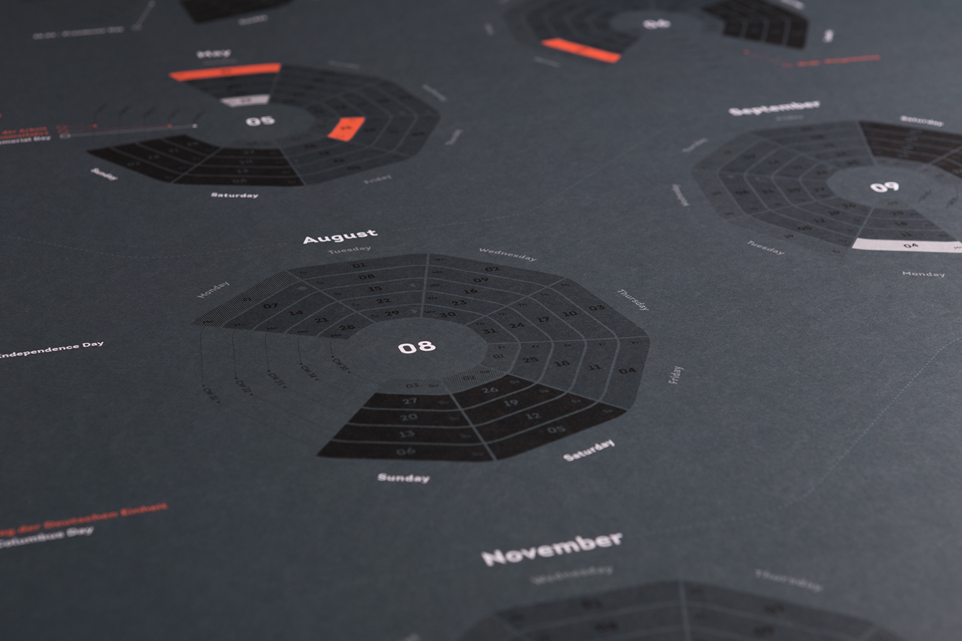 calendar，Design，originality，date，fashion，