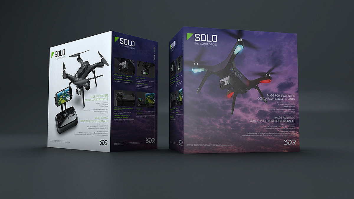 3DR Solo，无人机，黑色，Astro Studios，