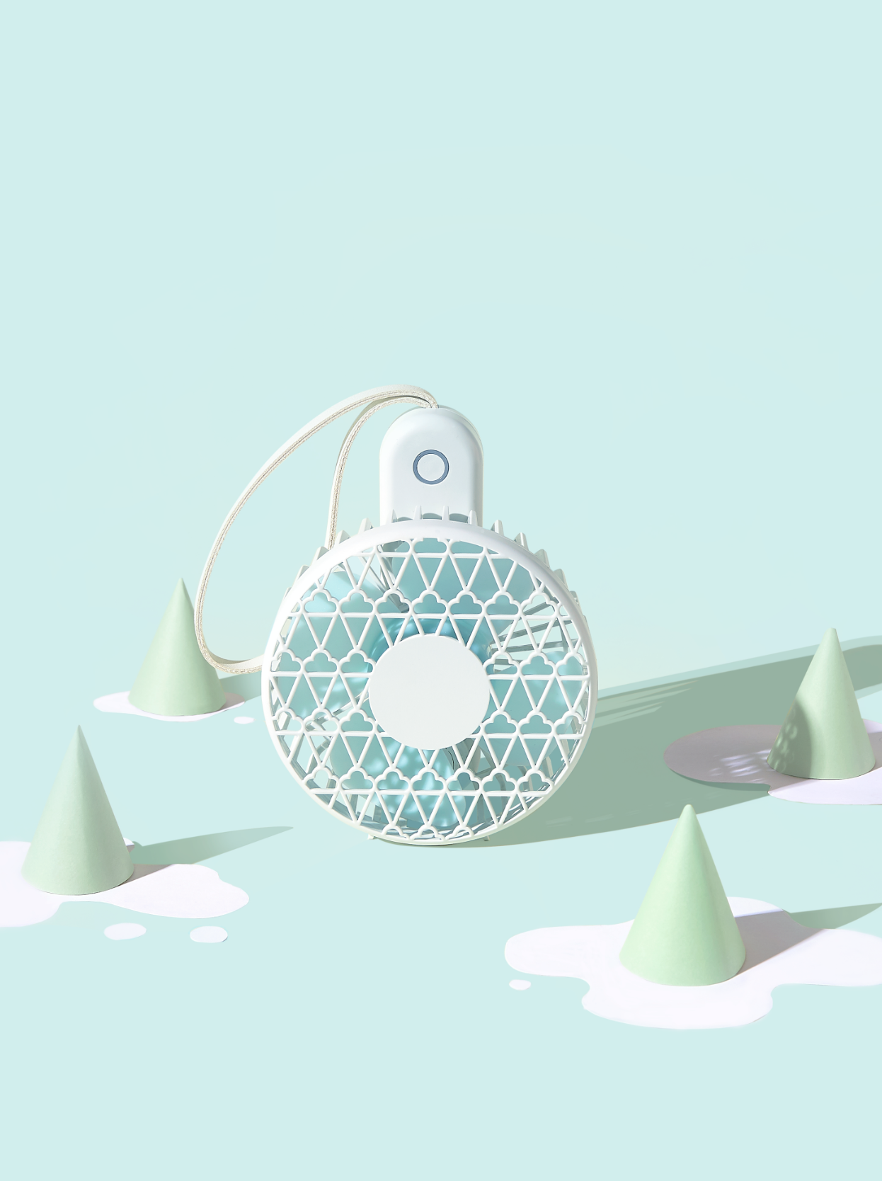 MINISO，Small fan，Hand held small fan，Good things at home，Summer Must-Haves ，A good thing with high appearance value，