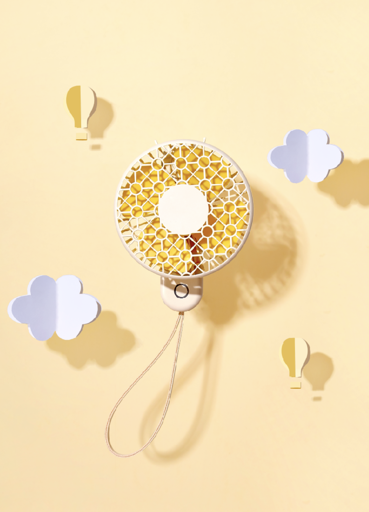 MINISO，Small fan，Hand held small fan，Good things at home，Summer Must-Haves ，A good thing with high appearance value，