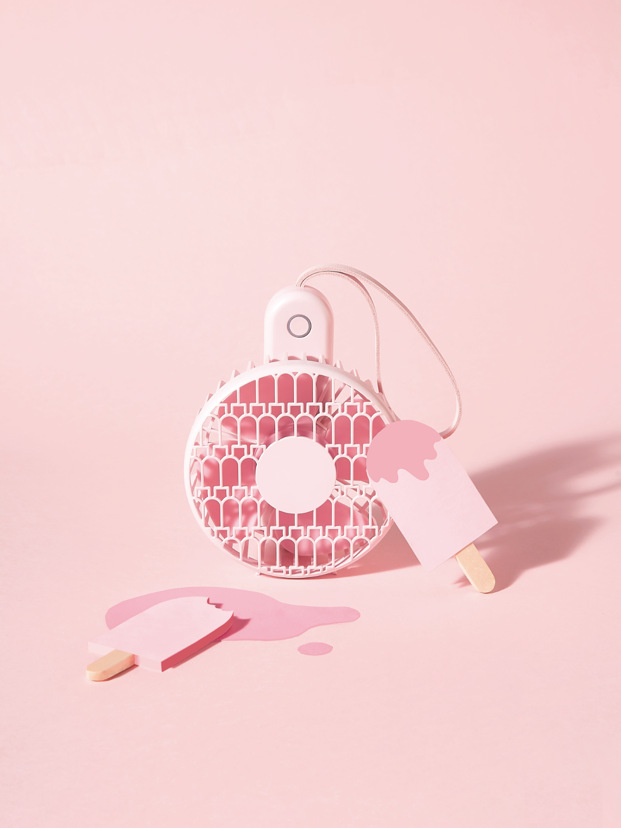 MINISO，Small fan，Hand held small fan，Good things at home，Summer Must-Haves ，A good thing with high appearance value，