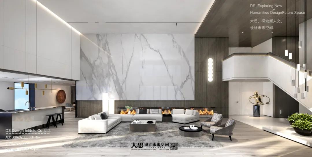 Interior design，Villa design，Building interior，Minimalist，Big thinking design，