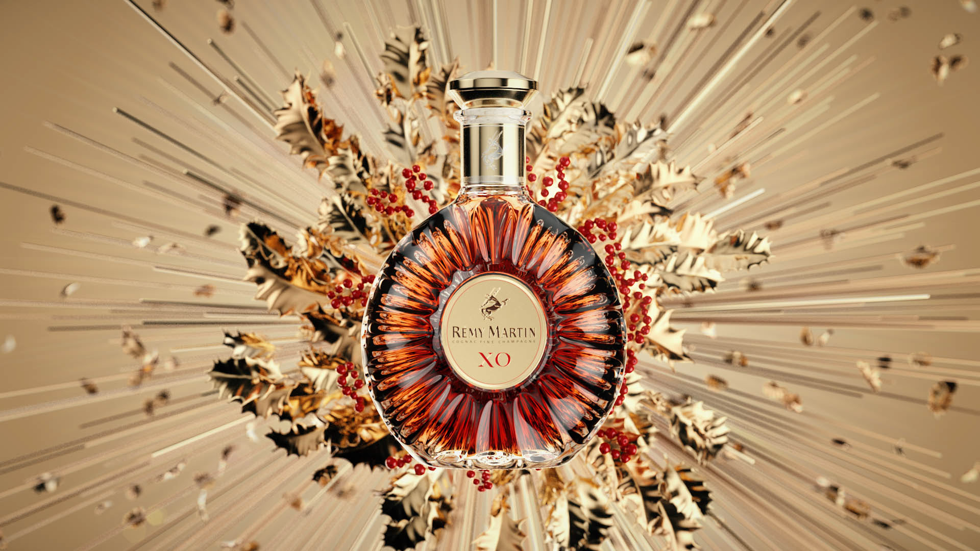 Cognac brandy，Rémy Martin，visual effect，