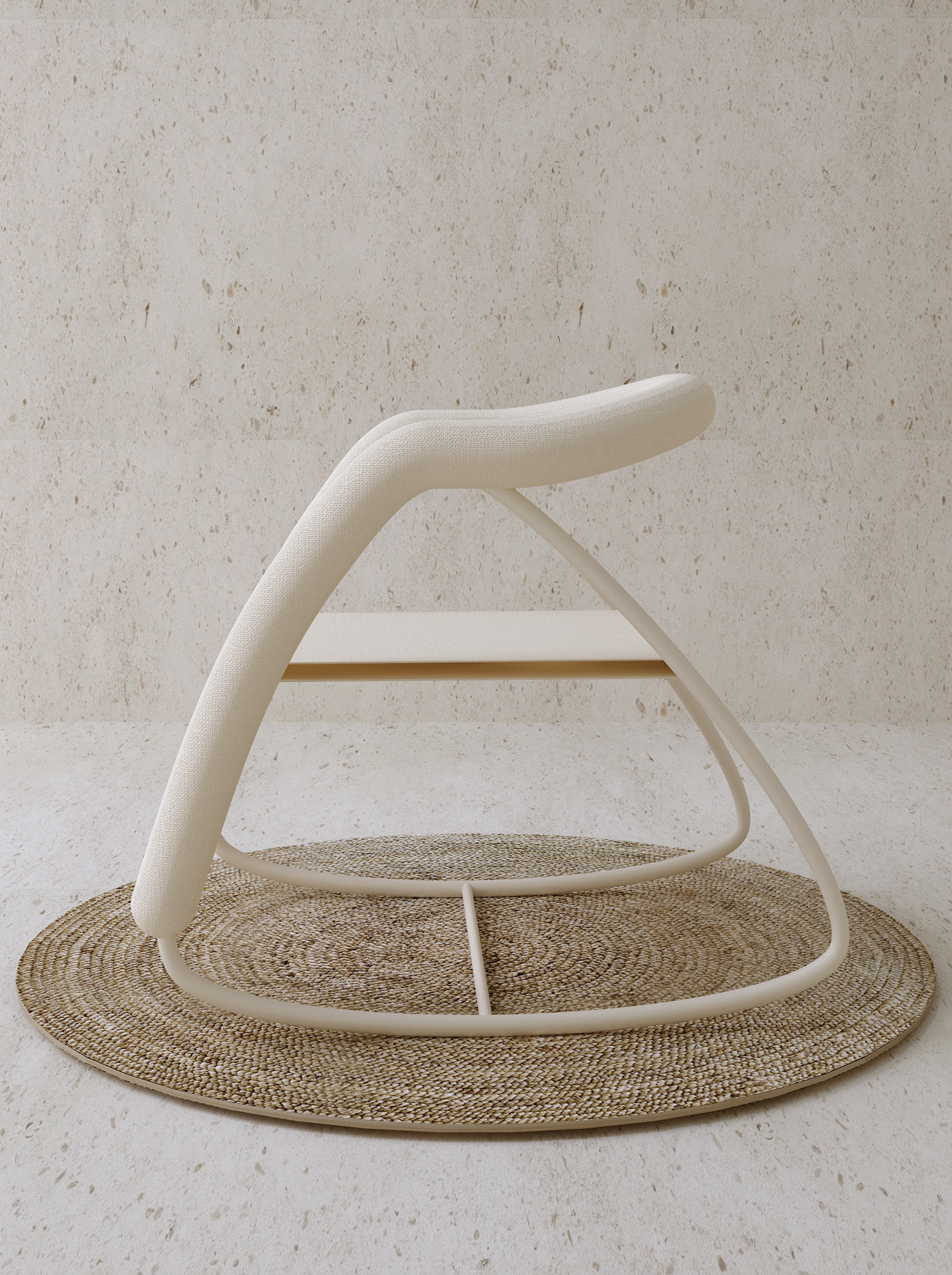 Rocking chair，Ergonomics，Metal frame，swing，