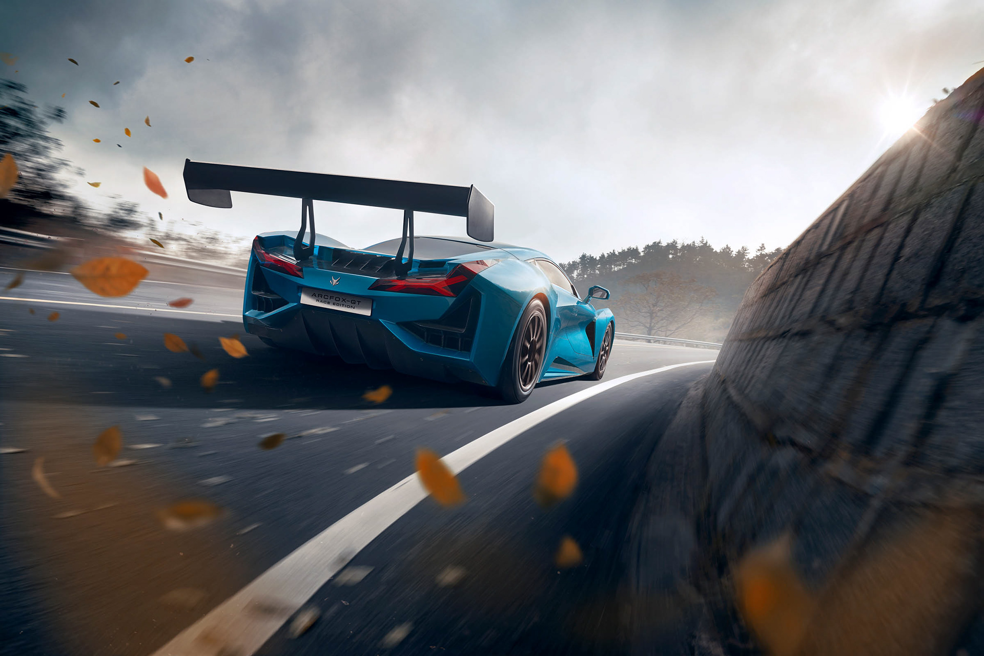 Sports car，competition，automobile，blue，