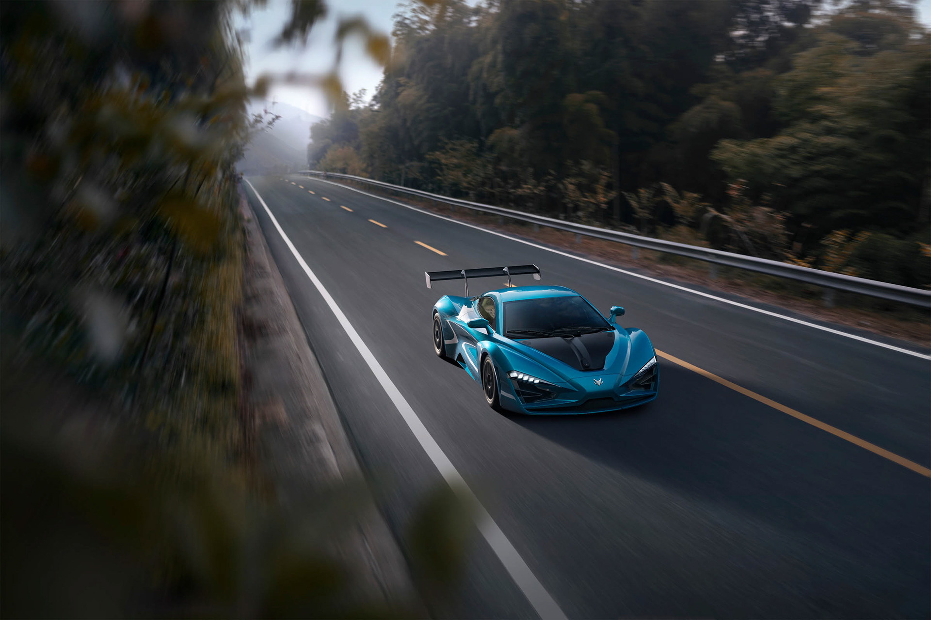 Sports car，competition，automobile，blue，