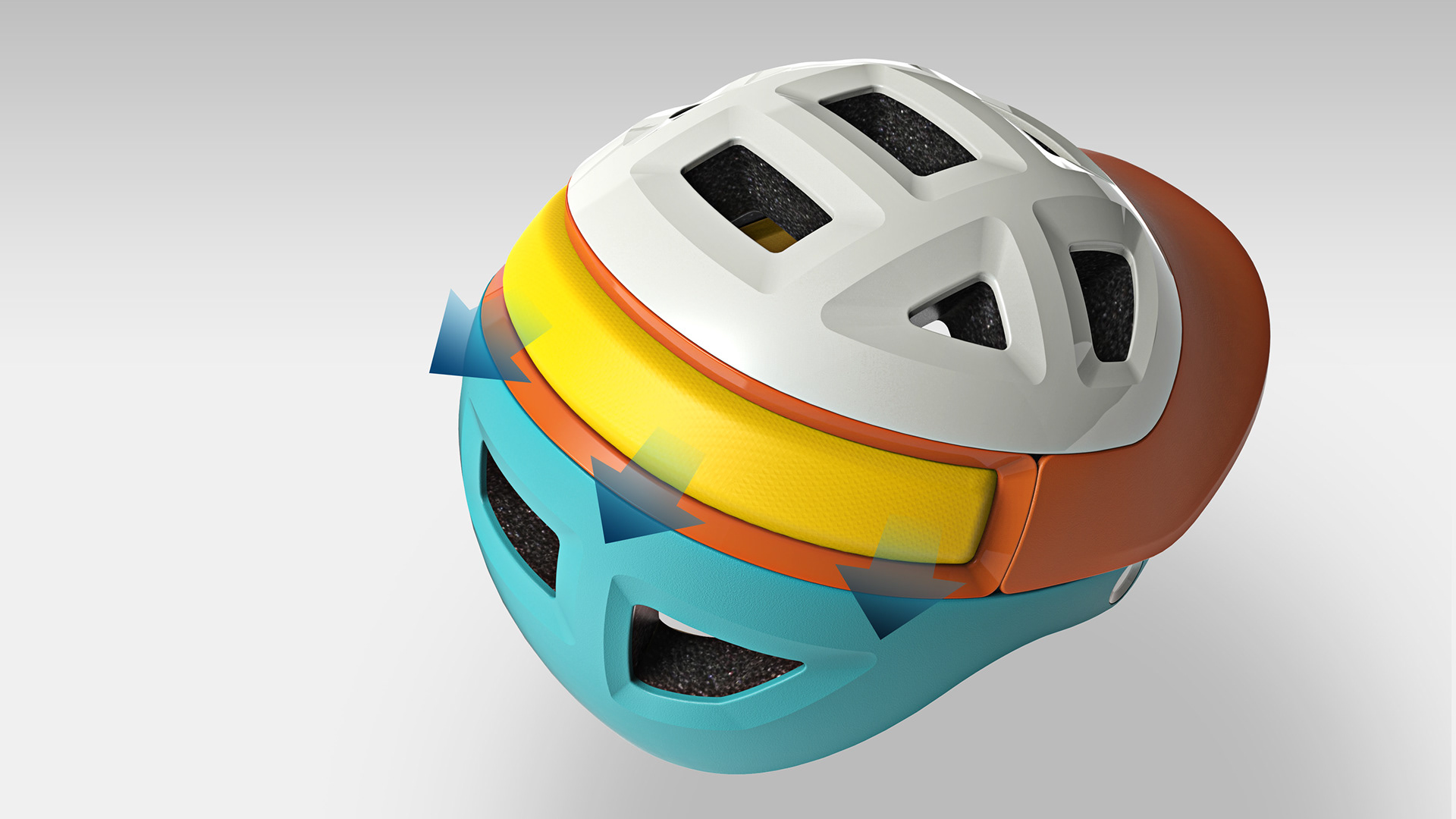 Helmet，children，Mingrui design，meanewdesign，industrial design，