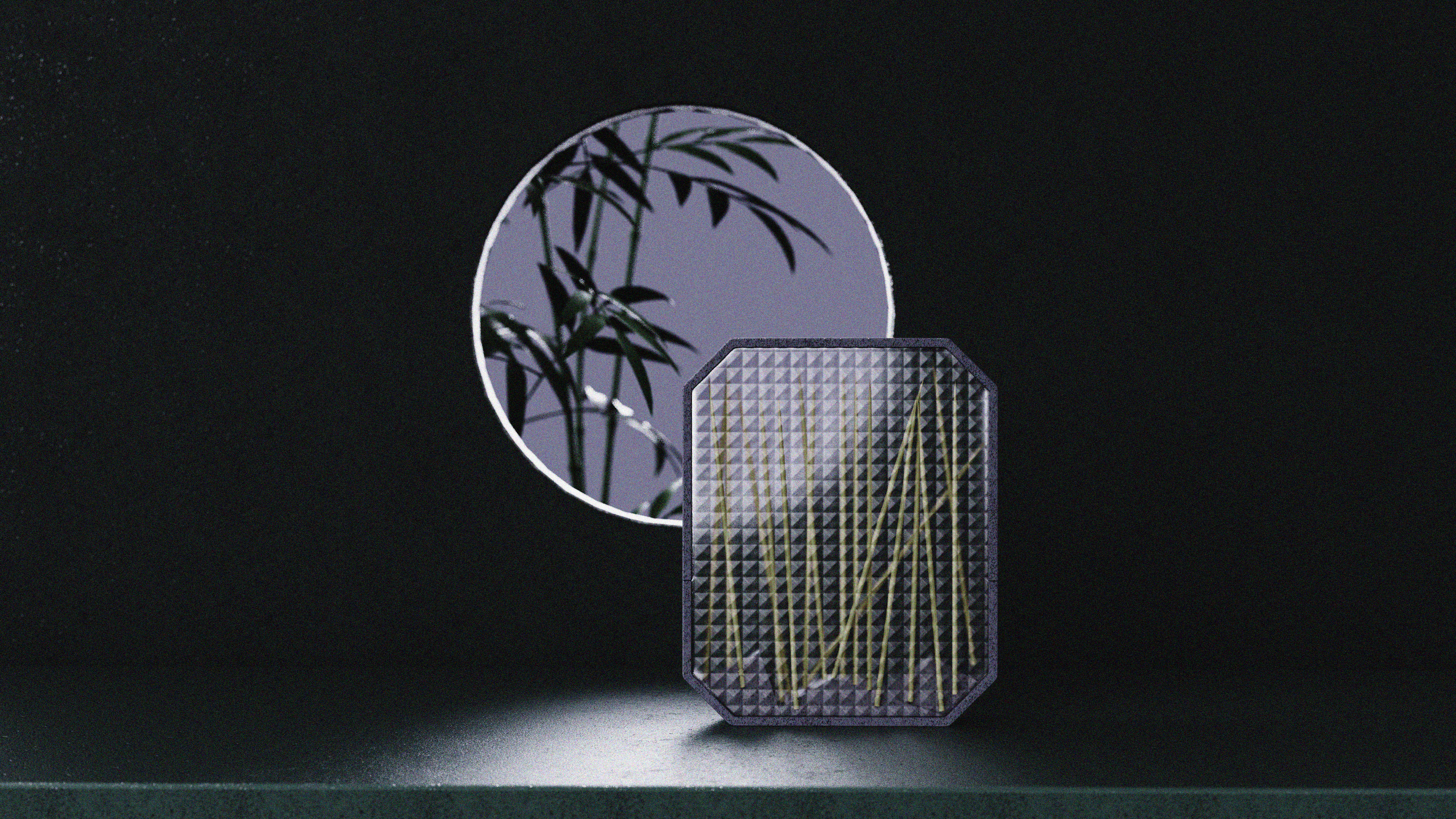 try to deceive by covering up one 's real purpose，Toothpick storage，