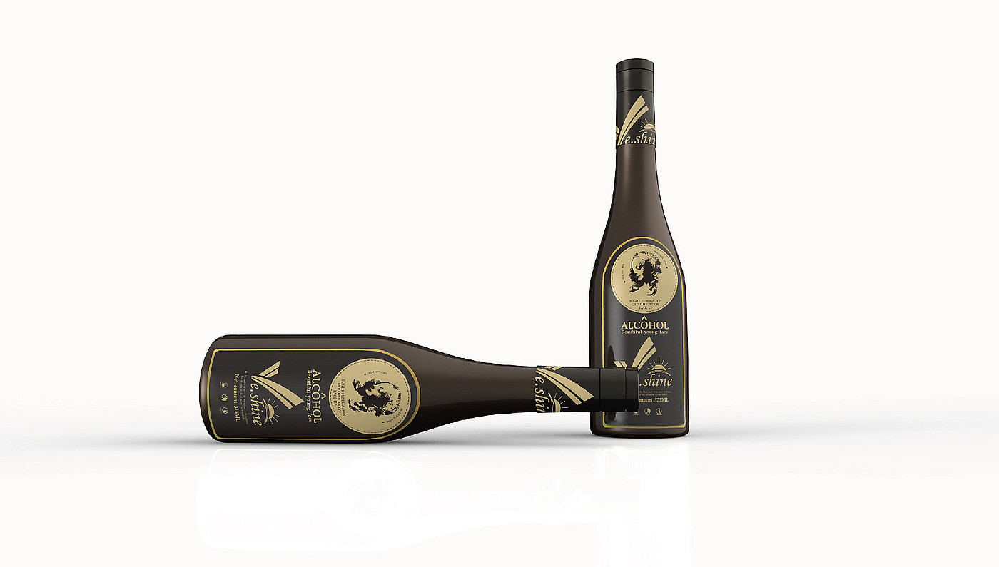 Red wine packaging design ｜ red wine logo design ｜ red wine design，