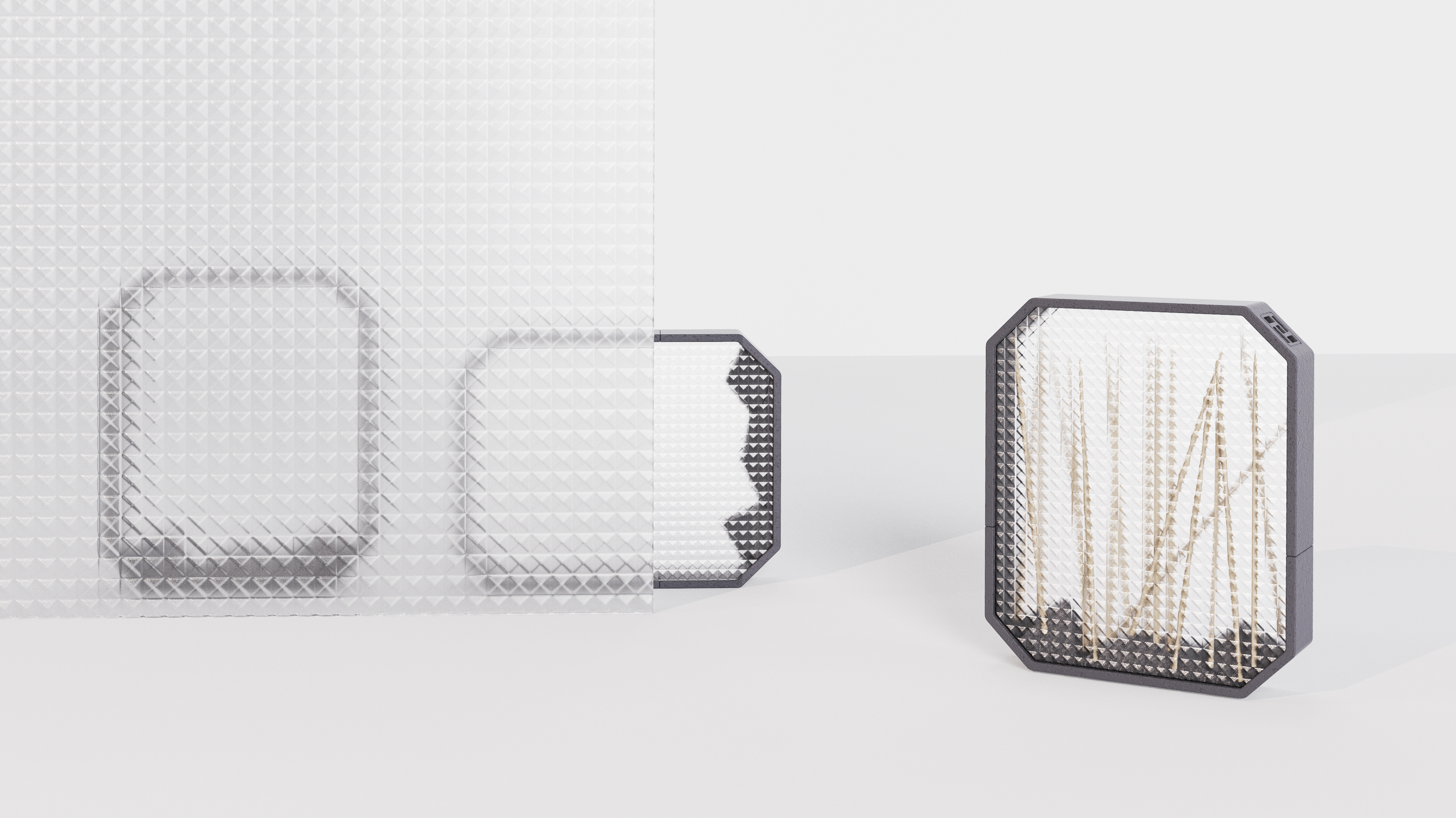 try to deceive by covering up one 's real purpose，Toothpick storage，