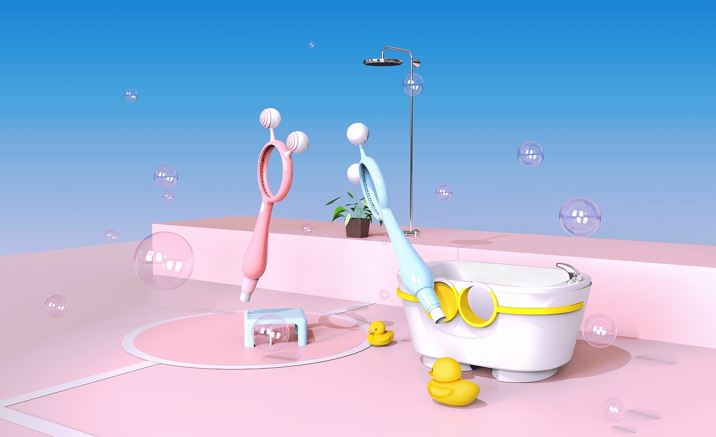 children，Shower，Shower Room，bionics，