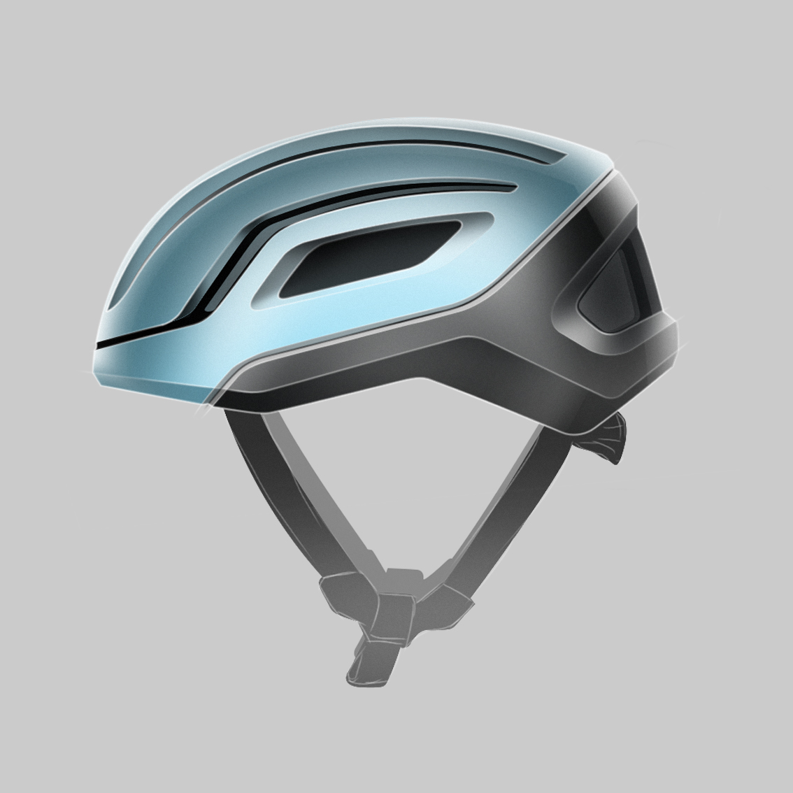 Helmet. Digital plate. Render，