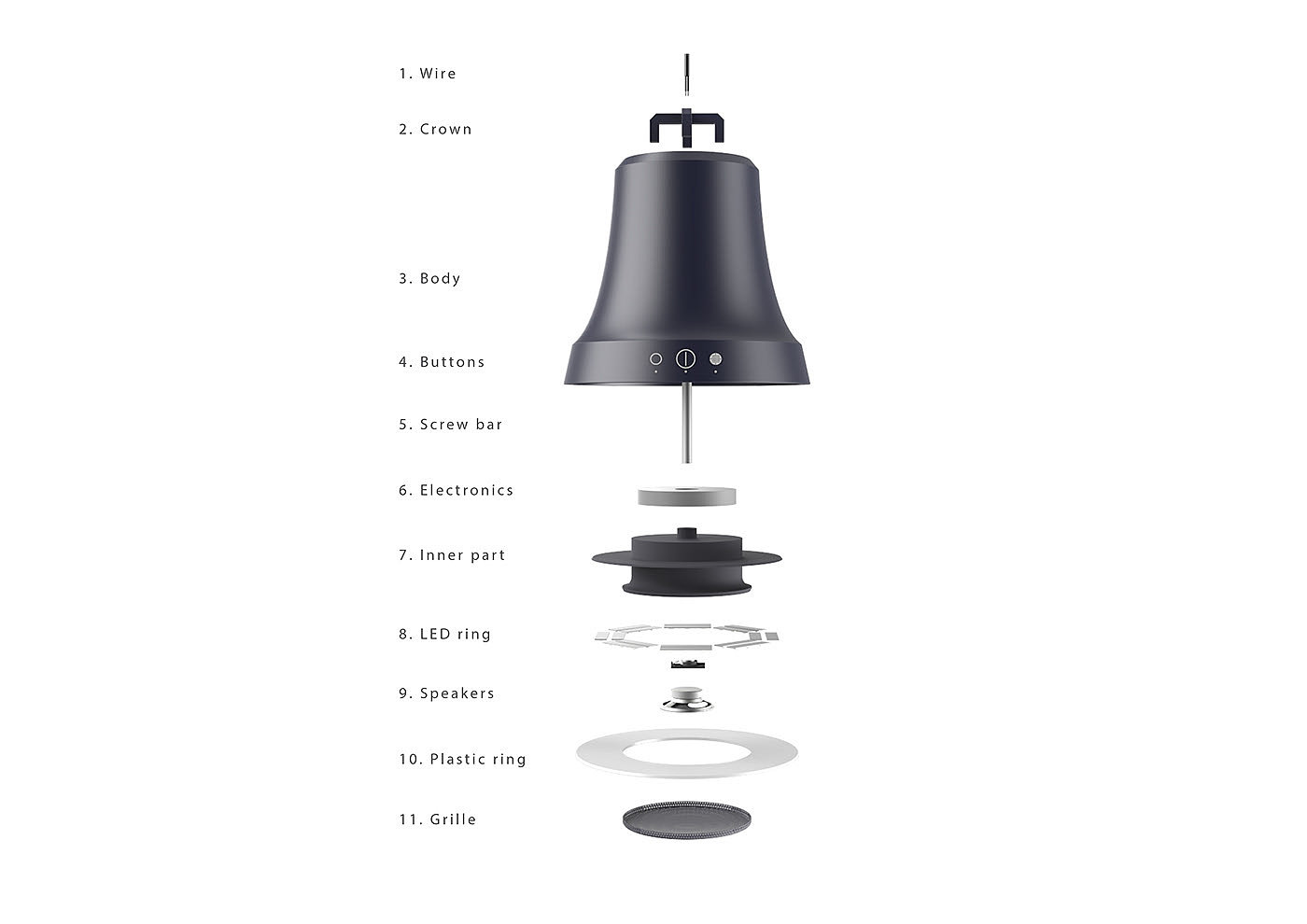 CALLED，speaker，Wireless Bluetooth，lamp，application program，multi-function，
