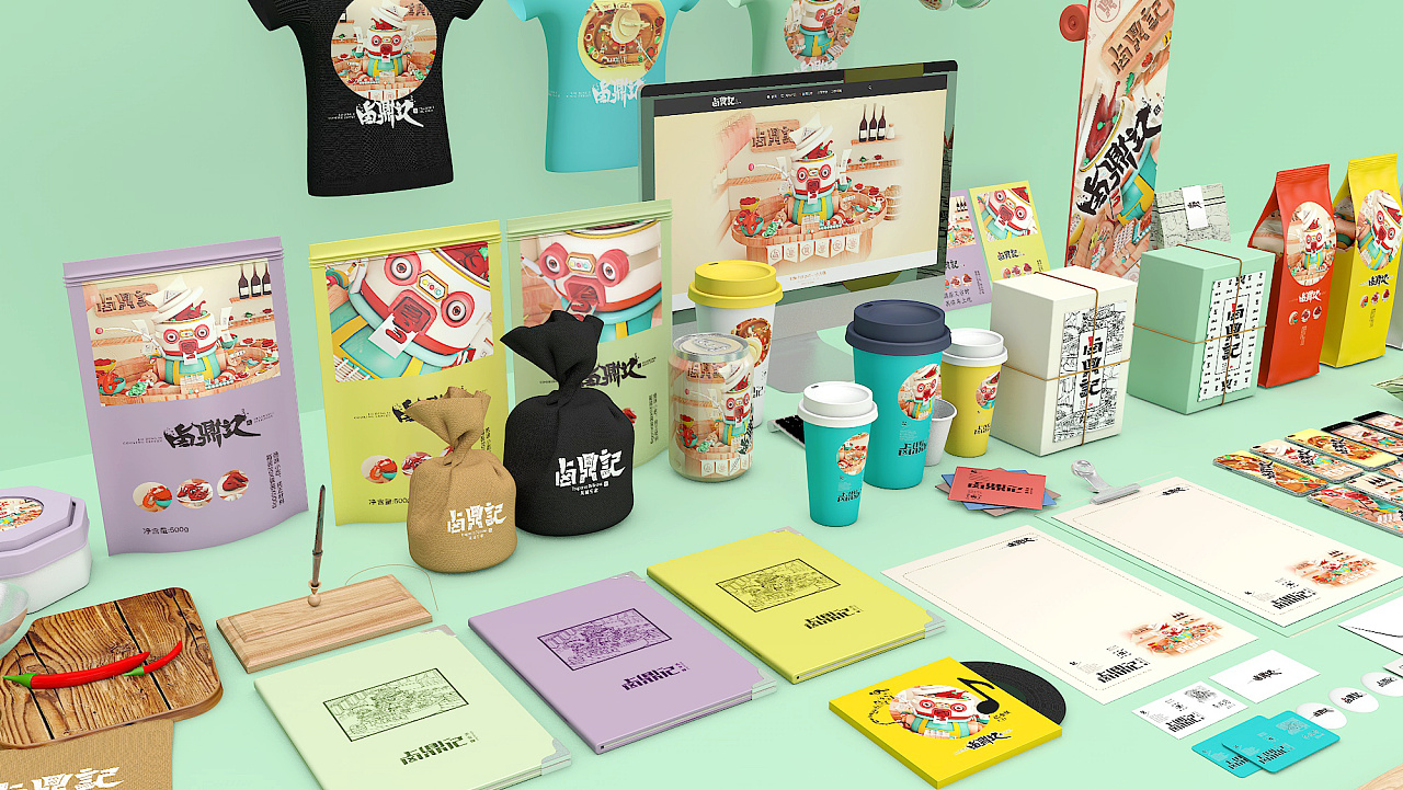 Corporate VI design / packaging design / corporate VI design，